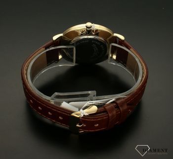 Zegarek męski Bruno Calvani na brązowym pasku BC2958 GOLD. Cała kolekcja Bruno Calvani charakteryzuje się oryginalnością i elegancją. Spośród wielu zegarków męskich jak i damskich wybrać można czasomierz, który z pewnością z.jpg